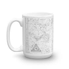 Constellations Iii 15oz Coffee Tea Mug Plate Iii