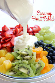 Creamy Fruit Salad Recipe Fruit Salad With Yogurt Best Fruit Salad Dressing For Fruit Salad