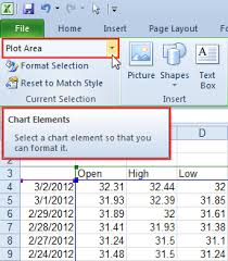 ohlc stock chart with tick marks in microsoft excel