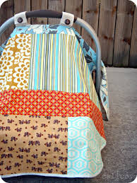 Tutorial For Infant Carseat Cover Will Combine With The Other Pin To Add Roll Up Strap Diy Baby Stuff Car Seat Blanket