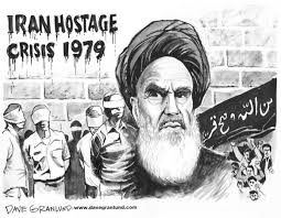 Image result for IRAN: HOSTAGE CRISIS CARTOON