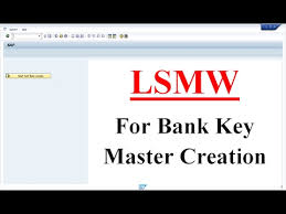 I had a habit of paying my loan at the last minute. Lsmw For Bank Key Master Creation Youtube