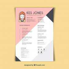 Graphic designers benefit from a creative resume that shows off their design skills in areas like typography, spacing and color choice. Free Vector Graphic Designer Resume Template
