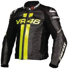 Dainese Vr46 Leather Jacket Size 54 Motorcycle Jacket Bike Leathers Motorbike Jackets
