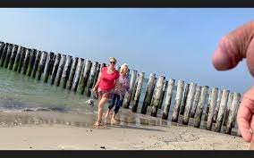 Mother and Daughter enjoy the view. Beach CFNM. | Scrolller