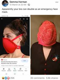 Esta Mujer Recurre A Sus Sujetadores Para Improvisar Mascarillas Contra El Coronavirus As Com