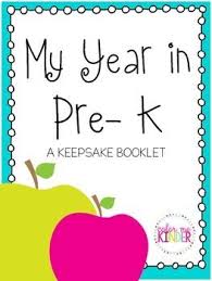 End Of Year Pre Kindergarten Memory Booklet School Year Memory Books School Year Memories Preschool Memory Book