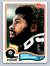 1982 Topps 207 Bennie Cunningham Pittsburgh Steelers