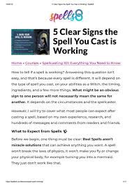 How strong is your belief in horoscopes? 5 Clear Signs The Spell You Cast Is Working By Spells8 By Spells8 Issuu