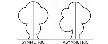 Symmetrical balance can be described as having equal weight on equal sides of a centrally placed fulcrum. House Of Cards Bulb