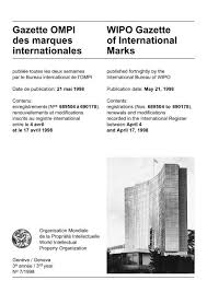 Dans les colonnes du parisien. Wipo Gazette Of International Marks Gazette Ompi Des Marques