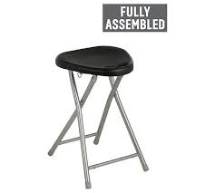 Buy Simple Value Black Folding Single Stool At Argos Co Uk Your Online Shop For Bar Stools And Chairs Dining Room Fu Black Dining Chairs Stool Dining Chairs