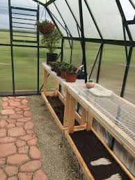 Yes you can have a productive garden in winter and cold. 37 Greenhouse Benches Ideas Greenhouse Greenhouse Benches Greenhouse Plans