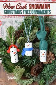 Check spelling or type a new query. Diy Wine Cork Snowman Christmas Tree Ornaments