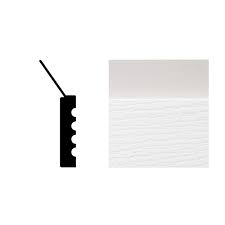 Find the perfect moulding at the home depot and give your room a finished look. Veranda 9 Ft X 2 In X 7 16 In Vinyl Composite Garage Doorstop Moulding 0214909003 The Home Depot