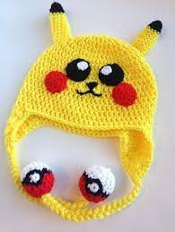 Free Crochet Pokemon Pikachu Hat Pattern Child Size Crochet Hats Crochet Pokemon Crochet Character Hats