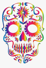 Each of the 32 detailed sugar skull designs presents the perfect mix of cute and macabre scenes. Rainbow Sugar Skull Silhouette No Background Clip Arts Sugar Skulls Clip Art Hd Png Download Transparent Png Image Pngitem