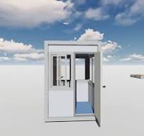Prefabricated Steel Sandwich Panel Sentry Box Security Booth Kiosk Outdoor  Office Building Mall Hotel House Tool Room