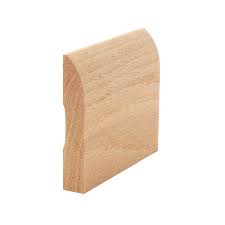 The wall molding protects the lower. 5 8 X 3 1 2 Red Oak Modern Baseboard B203