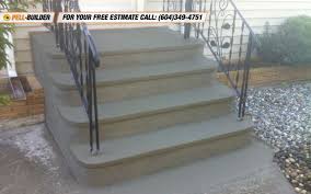 Concrete step repair & leveling. Concrete Stairs Repair In Vancouver Pell Builder Inc Concrete Contractor Vancouver Bc