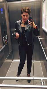 vanessa blumhagen frisur vanessa blumhagen lederjacke