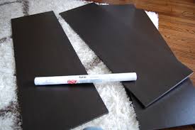 Contact paper is for more than lining shelves. Ikea Vittsjo Makeover