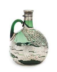 Turn to providence glass and mirror for customized glass services. An American Silver Overlaid Glass Bottle Gorham Mfg Co Providence Ri 19th Century One Side Worked To Show A Merm Fishing Net Seaside Village Glass Bottles