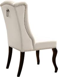 2 X Suri Cream Dining Chair Sillas Comedor Muebles Sillas
