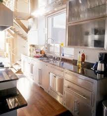 stainless steel kitchen cabinets