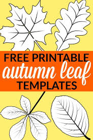 Free Printable Large Leaf Templates Stencils And Patterns Simple Mom Project In 2020 Leaf Template Leaves Template Free Printable Leaf Template Printable