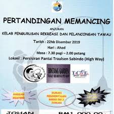 Kertas kerja pertandingan tarian tradisional.docx waj. Pertandingan Memancing 3 0 Kampung Pasir Putih Tawau Facebook