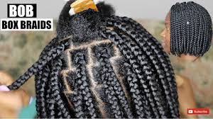 Bob braids can be styled in so many ways and take quicker to install than standard long box braids. How To Bob Box Braids Tutorial Youtube
