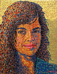 Lorena-Oleo, Painting by Adrian Castro