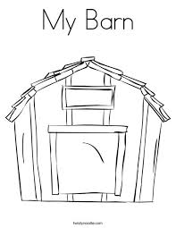 Please leave a comment below! My Barn Coloring Page Twisty Noodle