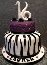 Fondant covered cake with monogram. Birthday Cake Ideas For 16th Girl Novocom Top