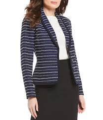 Preston York Zia Tweed Stripe Blazer