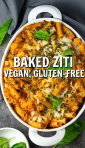 Vegan Baked Ziti Vegan Baked Ziti Recipe Vegan Pasta Dish Baked Ziti