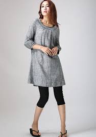 Linen Tunic Tunic Dress Shift Dress Grey Tunic Tunic Top Womens Tops Loose Dress Linen Clothing Plus Size Womens Tunic 0783 With Images Linen Tunic Gray Dress Women Ladies Mini Dresses