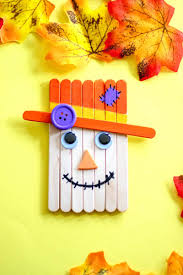 When fall is in full swing, it's time to make a popsicle stick scarecrow. Popsicle Stick Scarecrow Craft Easy Crafts For Kids Pjs And Paint