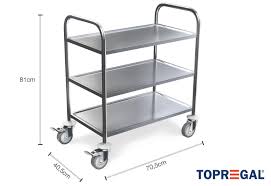 Enjoy free shipping on most stuff, even big stuff. Small Shelf Trolley Stainless Steel Serving Trolley 3 Levels Load Capacity 150kg Topregal