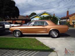 Ford Mustang 1967 289 Auto Burnt Amber Not Xy Gt Camaro Torana Monaro In Melbourne Vic Ford Mustang 1967 Mustang Mustang Bullitt