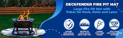 We did not find results for: Amazon Com Deckfender Fire Pit Mat 36 Inch Heat Resistant Mat Plus Fire Poker Best Fire Pit Pad For Deck Patio Grass Under Grill Mat Fire Pit Protective