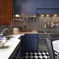Ceramic tile for kitchen flooring. Bijou Black And White Chequer Matt Mosaic Tiles Walls And Floors