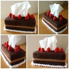 Christmas Tissue Box Cover Free Crochet Patterns Diy Magazine Crochet Cake Tissue Box Covers Crochet Food