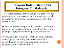 Di dalam konteks kehidupan masyarakat malaysia pada hari ini, pihak kerajaan amat menitikberatkan tentang soal perpaduan dan integrasi nasional di kalangan intergrasi nasional pada asasnya sebagai usaha memupuk kesefahaman dan perpaduan antara pelbagai kaum.sesebuah negara. Arah Masyarakat Berintegriti Ppt Download