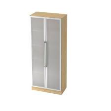 Abschließbar desktop erweiterung büro schrank mit drei regalböden und 2 schlüssel. Schrank Milchglasturen Rahmens Silber Nicht Abschliessbar Ganzmetallscharnier 110 Offnungswinkel Standard Systeme