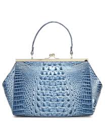 Brahmin Melbourne Collection Juliette Crocodile Embossed Frame Satchel Bag Dillard S Satchel Bags Satchel Bags