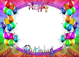 Celebration party card with elements outline icons. Happy Birthday Background Png Happy Birthday Frame Birthday Frames Foto Frame Birthday Frame Background Png 5216251 Vippng