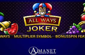 You don't need to bet real money, you can play our free online slot. All Ways Joker Slot Play Free Online Amatic Read Review 2021