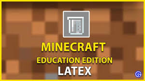 Education edition, players will need six pieces of latex, one piece of … How To Get Latex In Minecraft Education Edition Gamer Tweak